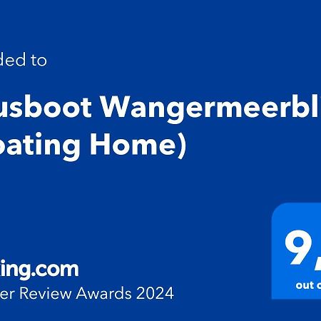 Hausboot Wangermeerblick ชิลลิคช์ ภายนอก รูปภาพ