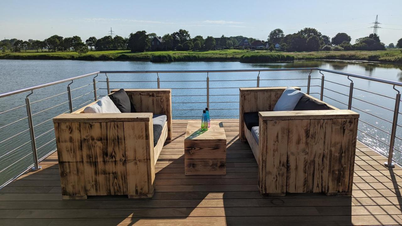 Hausboot Wangermeerblick ชิลลิคช์ ภายนอก รูปภาพ