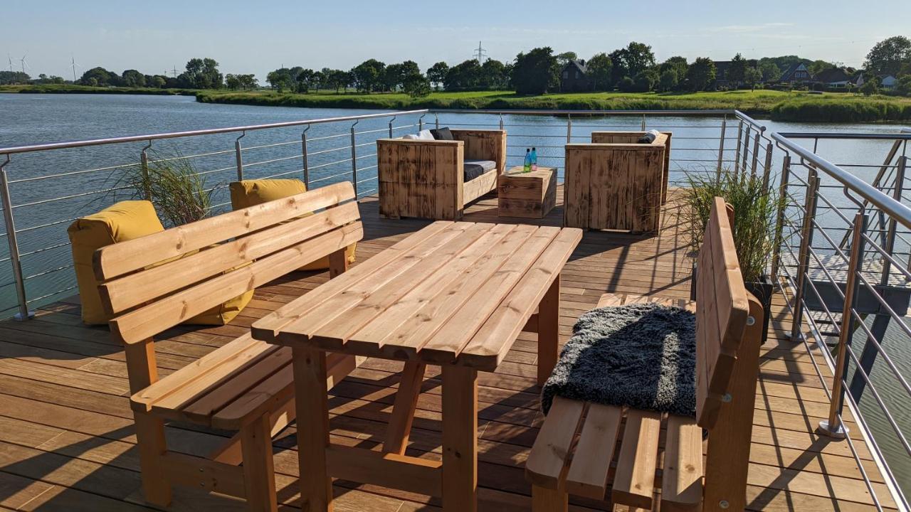 Hausboot Wangermeerblick ชิลลิคช์ ภายนอก รูปภาพ