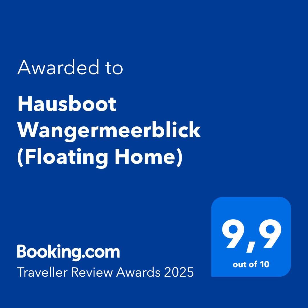 Hausboot Wangermeerblick ชิลลิคช์ ภายนอก รูปภาพ